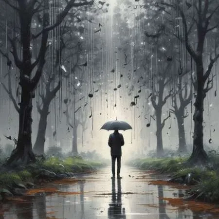 دانلود آهنگ میباره بارون تو نیستی بغلم نمیتونم جاده رو برم آروم